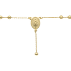 Rosario hueco 14K