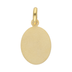 Medalla oval busto Guadalupe 14K