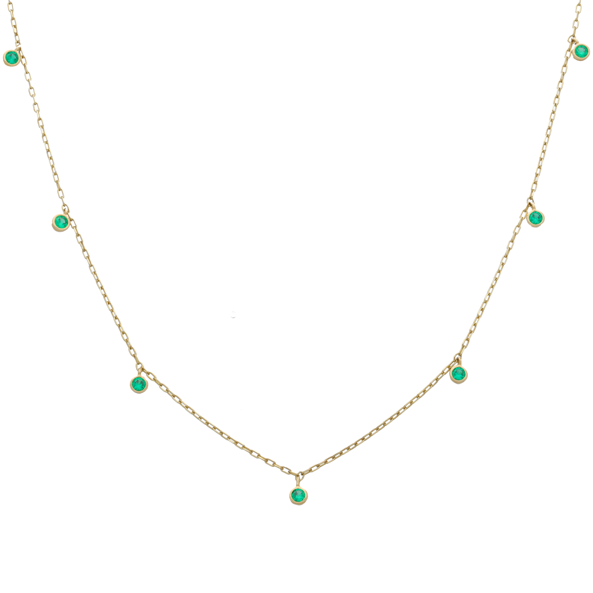 Collar dijes colgantes 14K