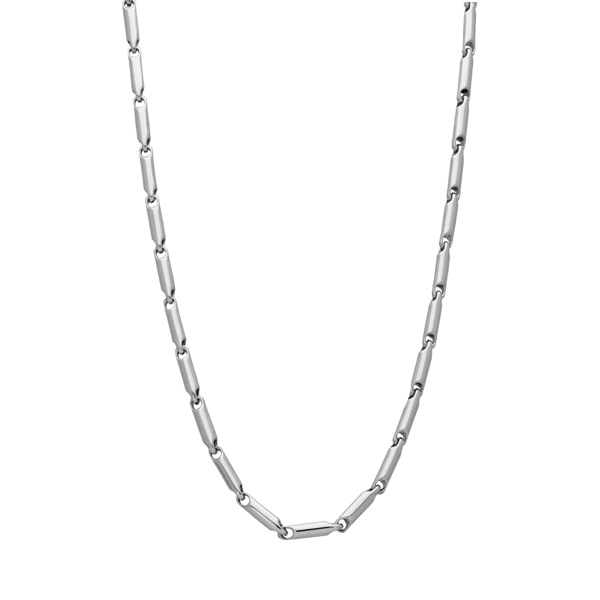 Cadena oro blanco 14K