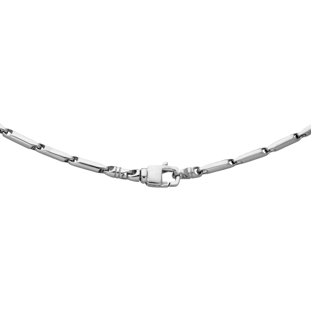 Cadena oro blanco 14K