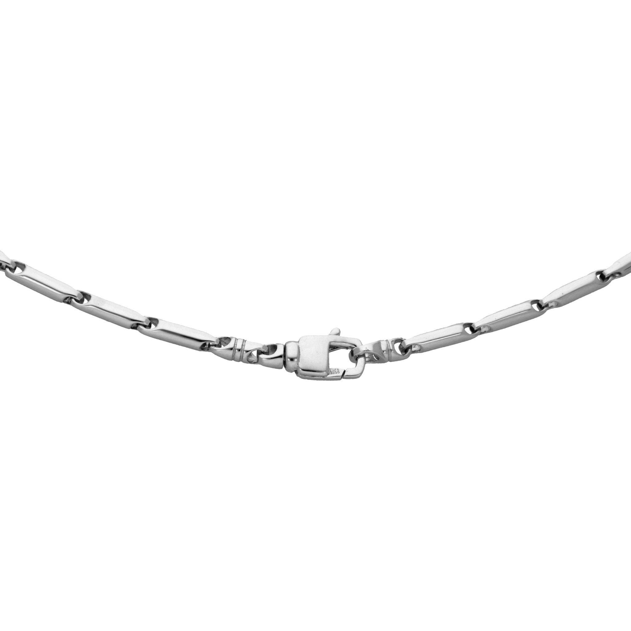 Cadena oro blanco 14K