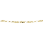 Cadena 3.8mm barbada 10K
