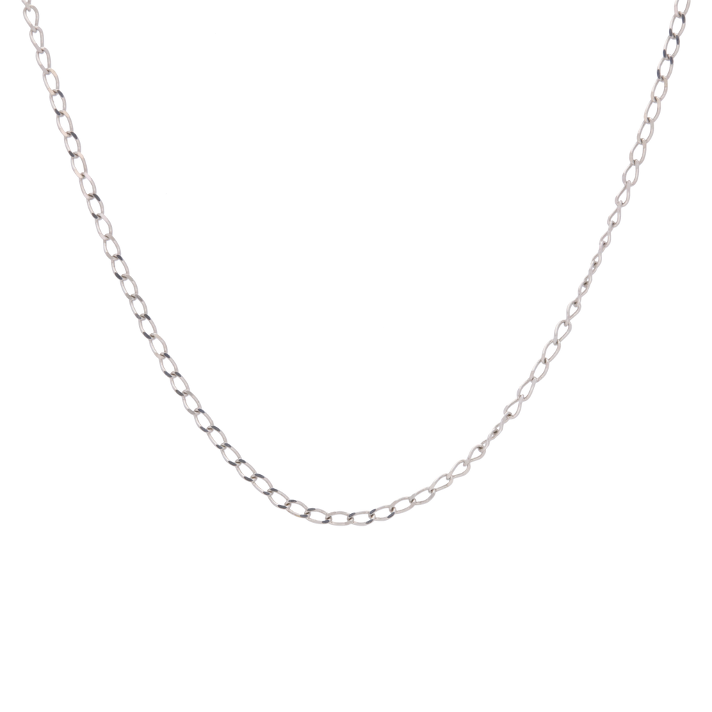 Cadena oro blanco 14K