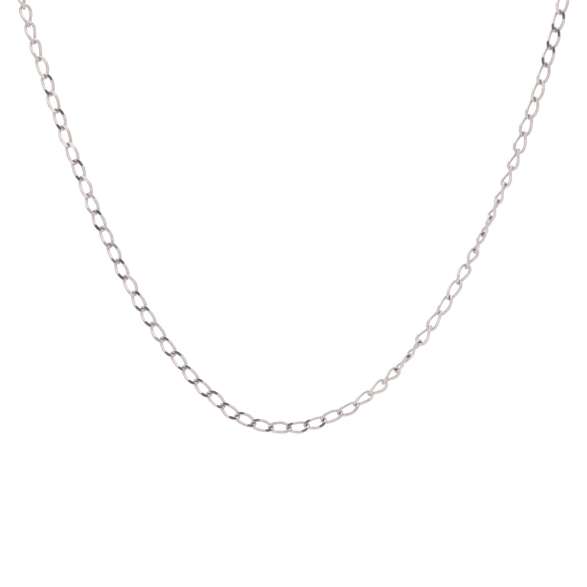 Cadena oro blanco 14K