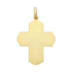 Cruz escapulario oro amarillo 14K