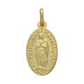 Medalla Virgen de Guadalupe oro amarillo 14K