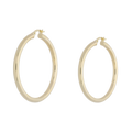 Arracadas huecas 14K
