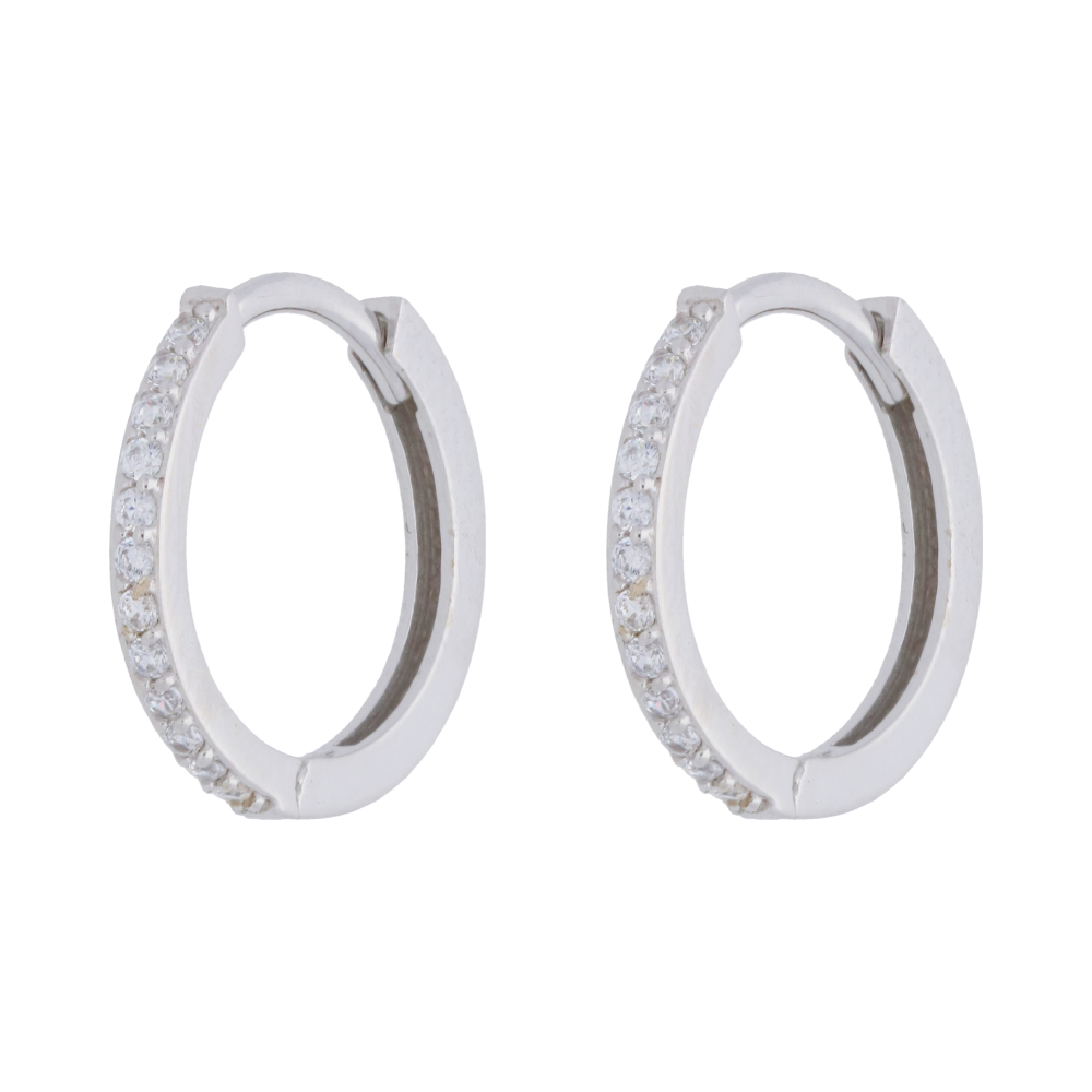 Arracadas con circonias 14K