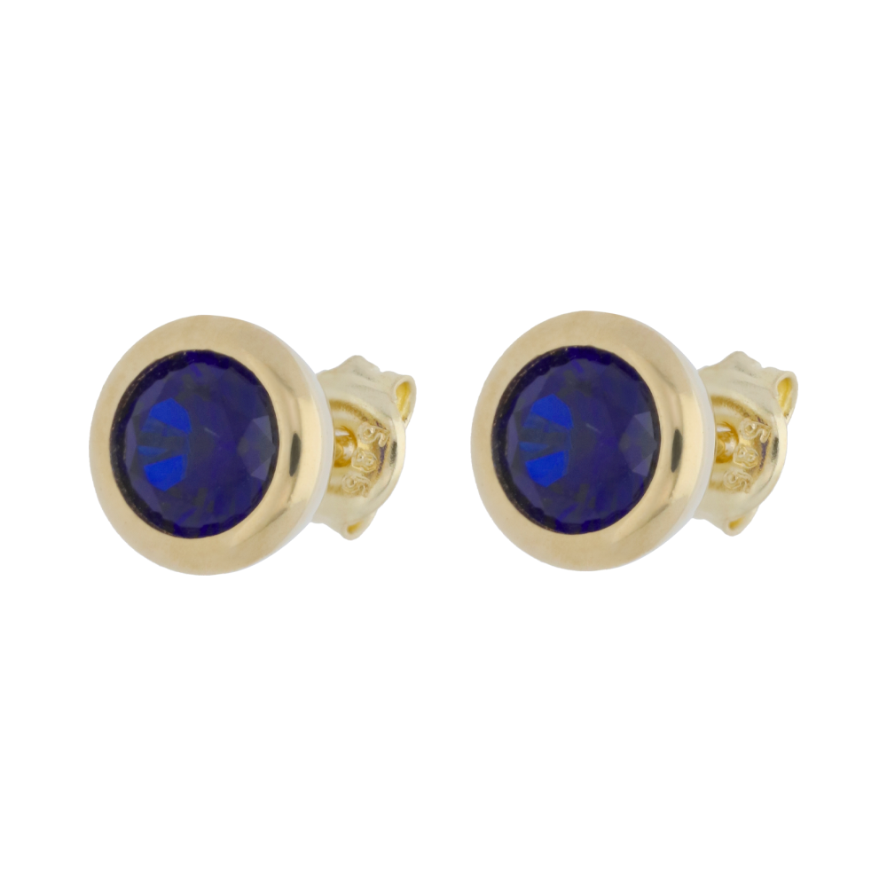 Broquel circonia color 14K