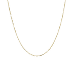 Cadena 1.3mm oro amarillo 14K