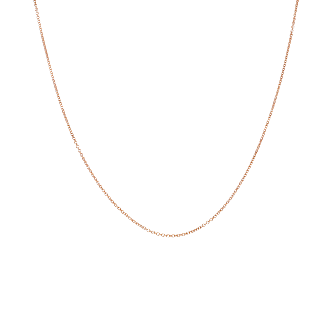 Cadena rosada 14K