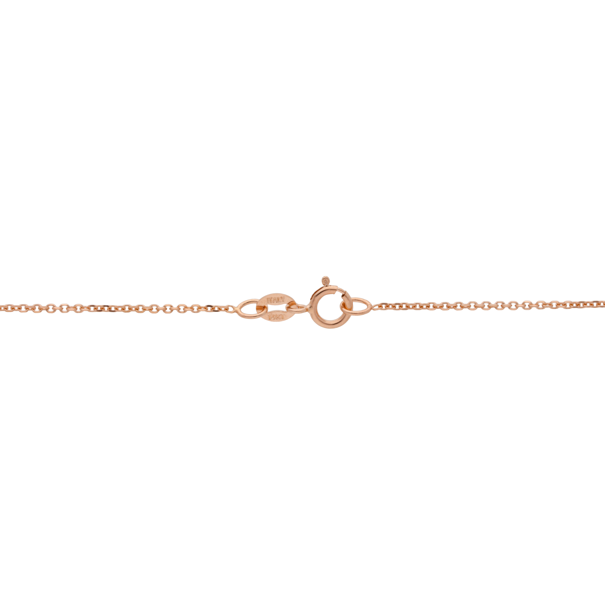 Cadena rosada 14K