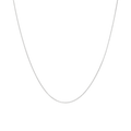 Cadena 0.8mm rolo blanca 14K