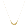 Collar sonrisa bolas 14K