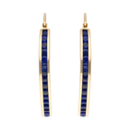 Arracadas circonias color 14K
