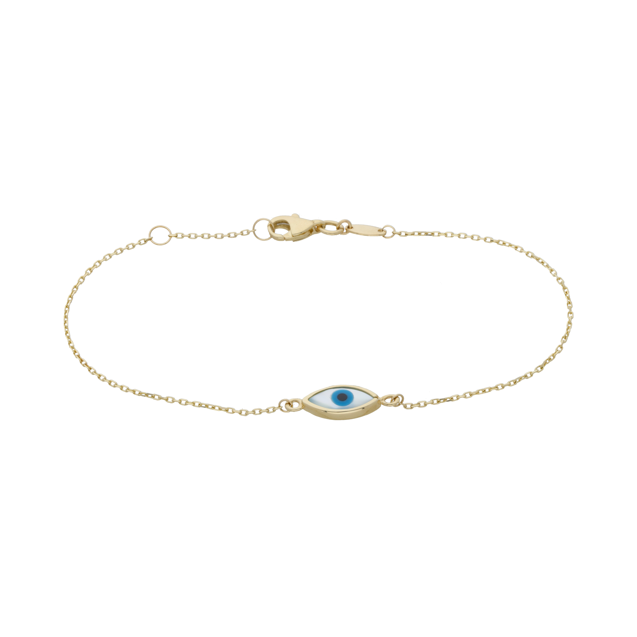 Pulsera ojo turco 14K