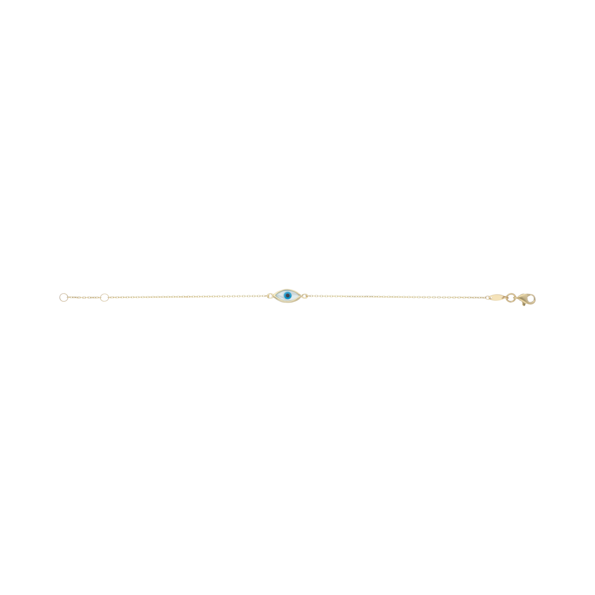 Pulsera ojo turco 14K