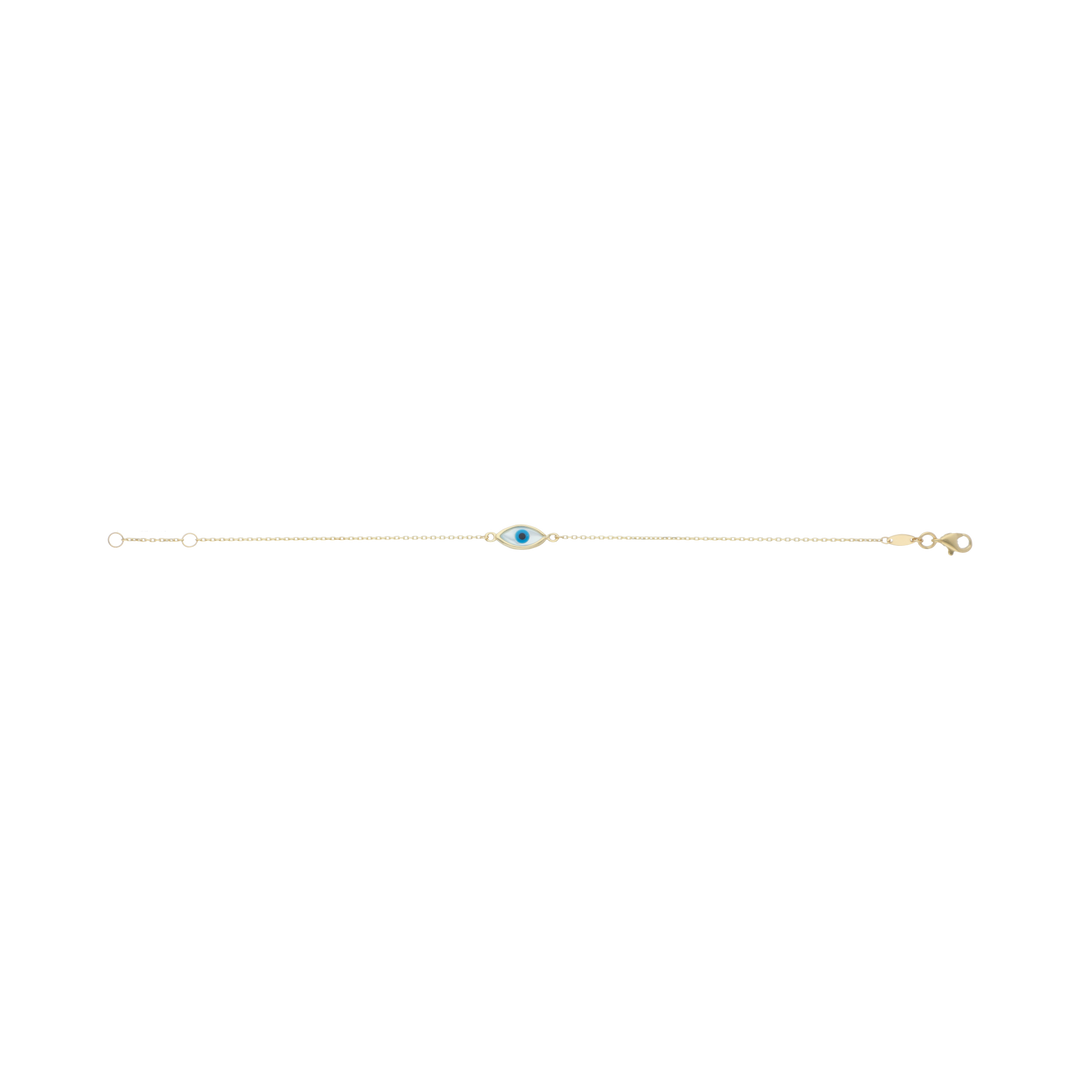 Pulsera ojo turco 14K