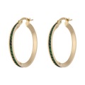 Arracadas circonias color 14K
