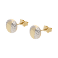 Broquel bicolor 14K