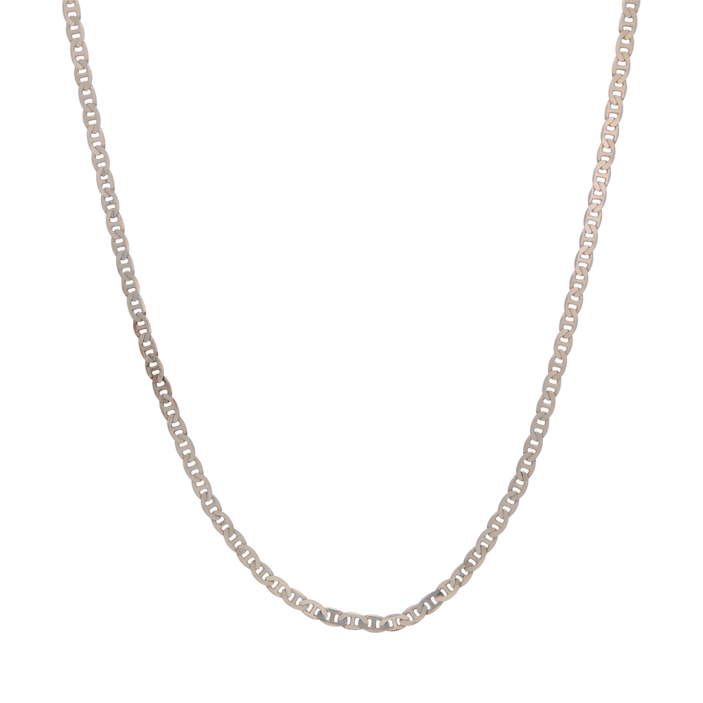 Cadena eslabones plata