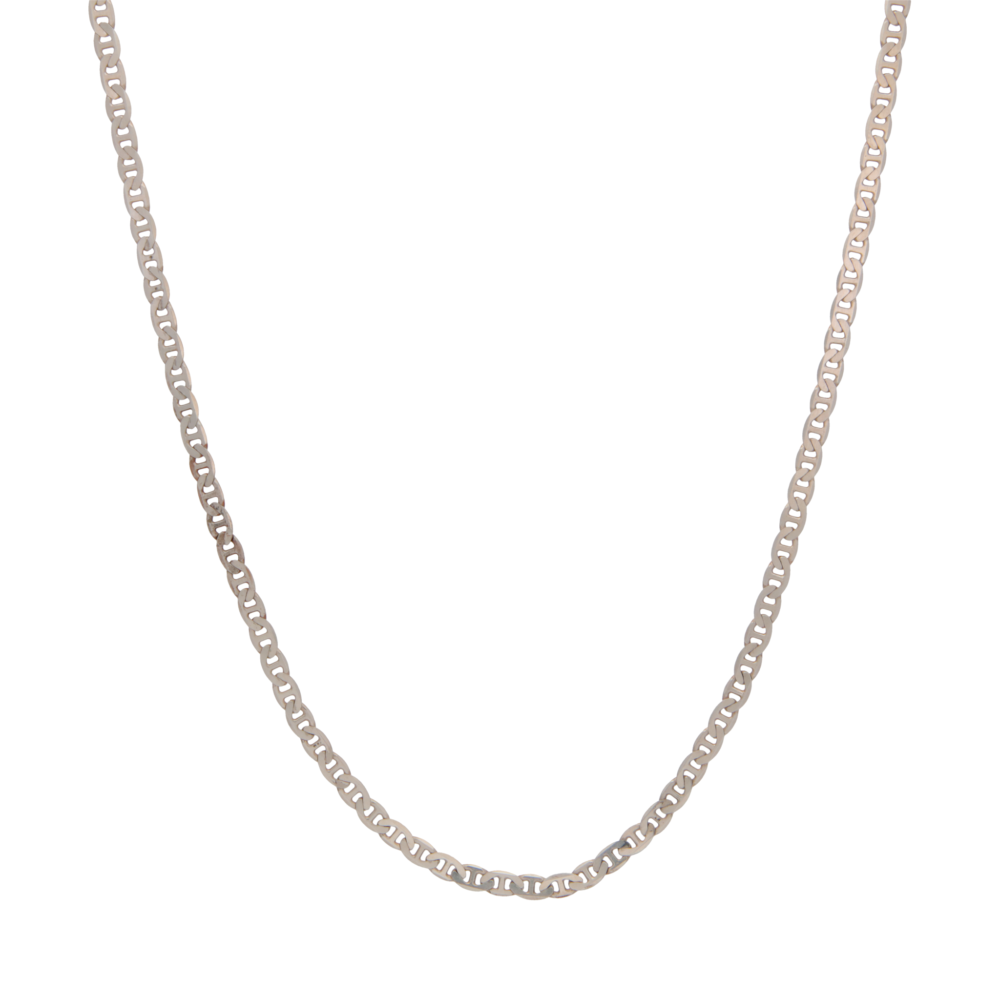 Cadena eslabones plata