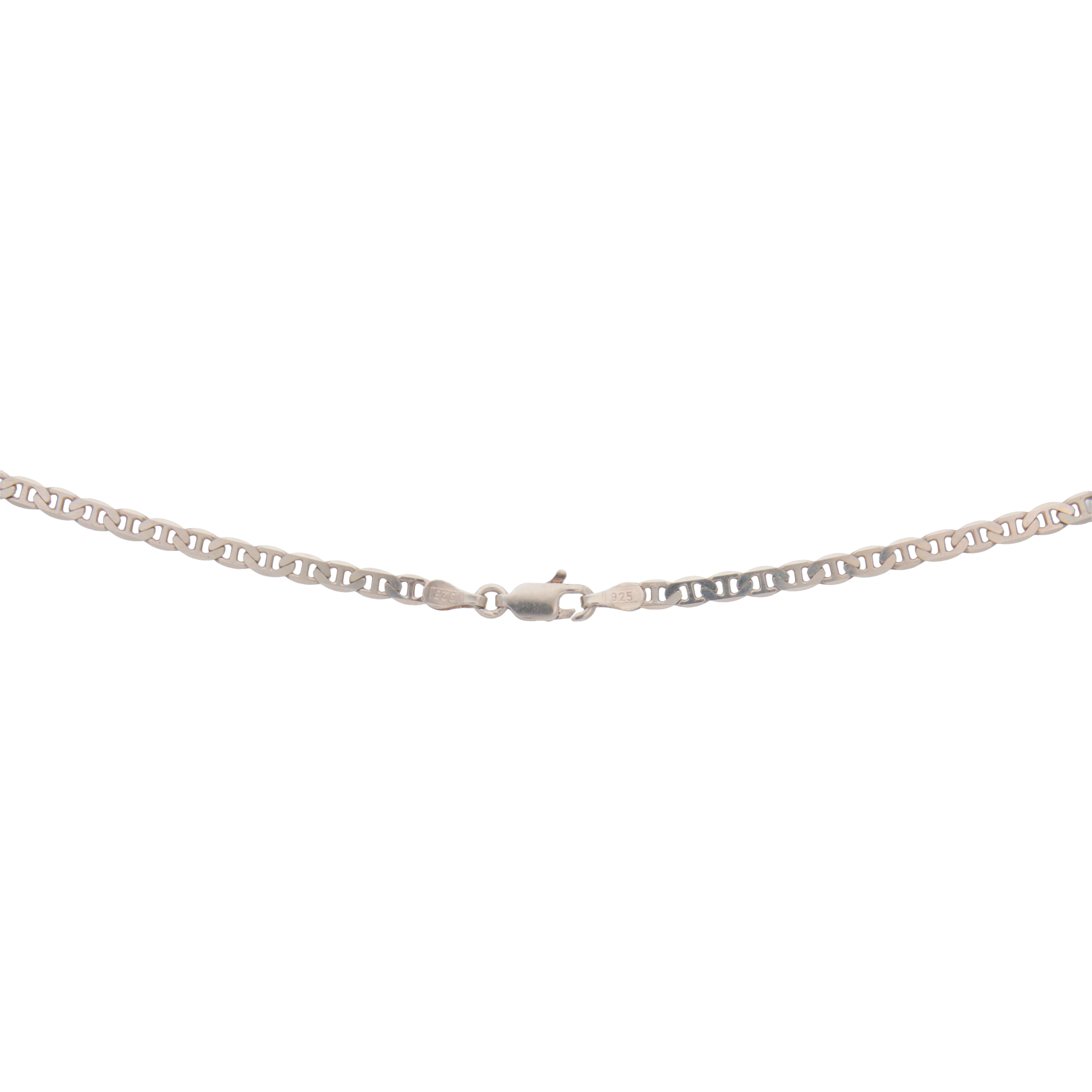 Cadena eslabones plata