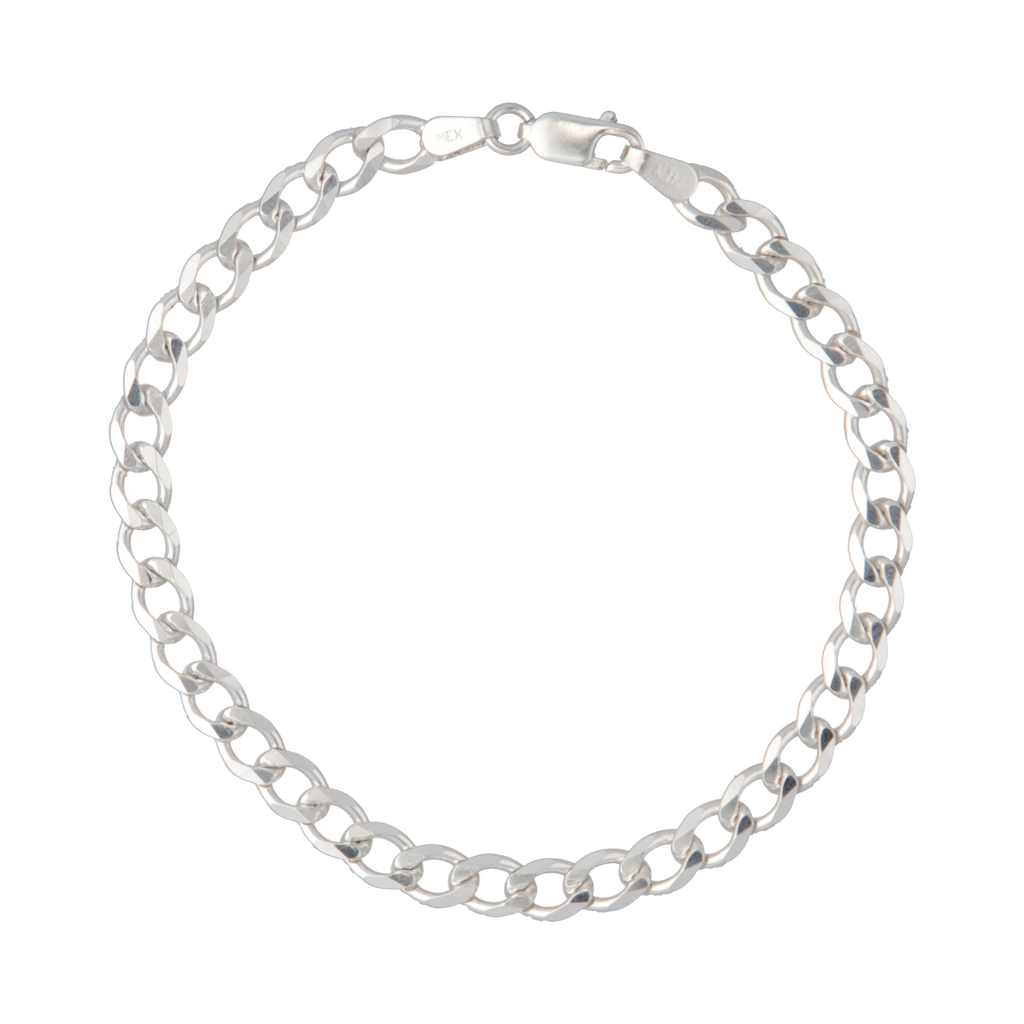 Pulsera eslabones plata