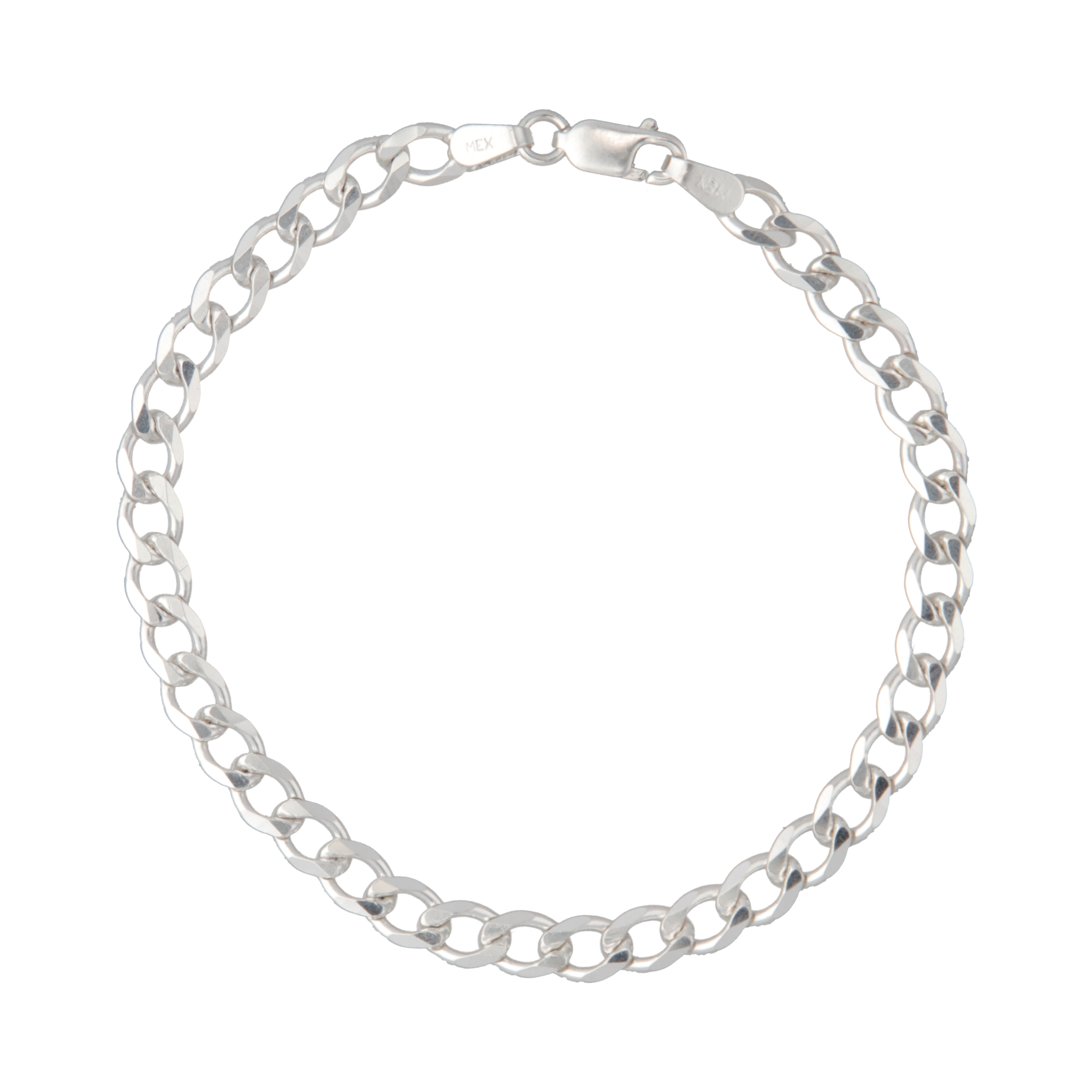 Pulsera eslabones plata