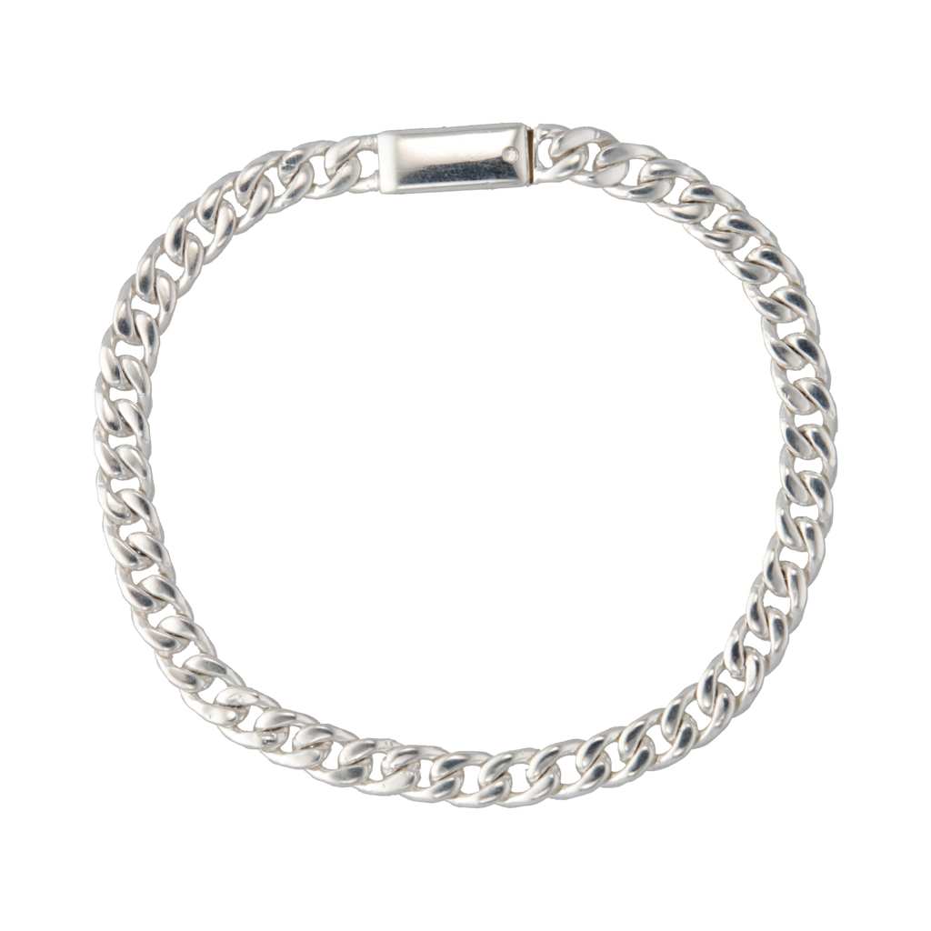 Pulsera eslabones plata