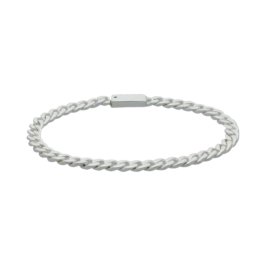 Pulsera eslabones plata
