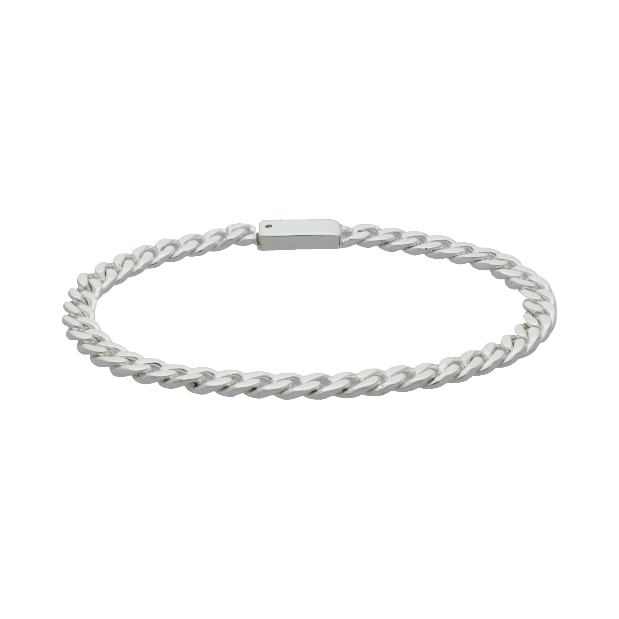 Pulsera eslabones plata