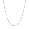 Cadena eslabones plata