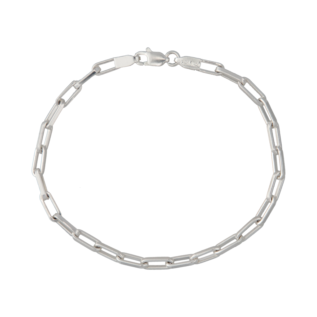 Pulsera eslabones plata