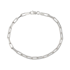 Pulsera eslabones plata