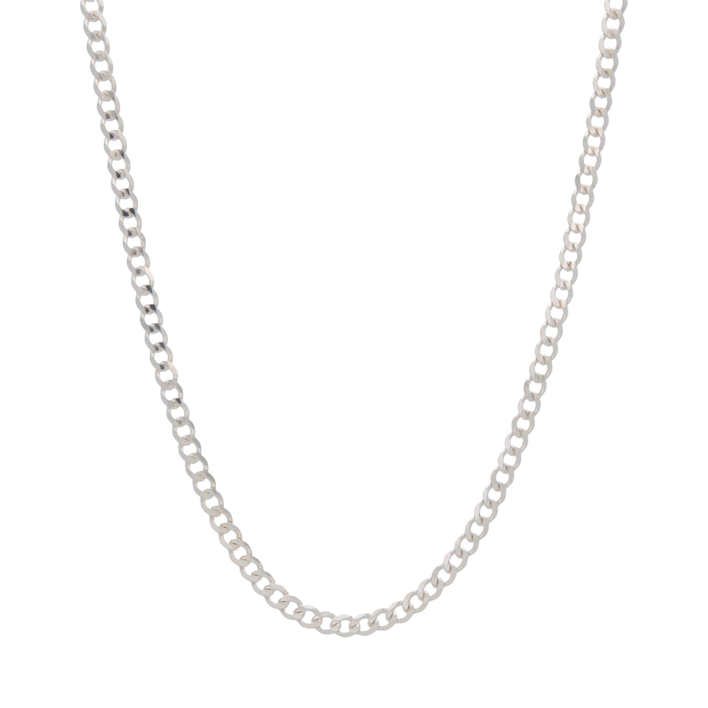 Cadena eslabones plata