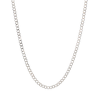 Cadena eslabones plata
