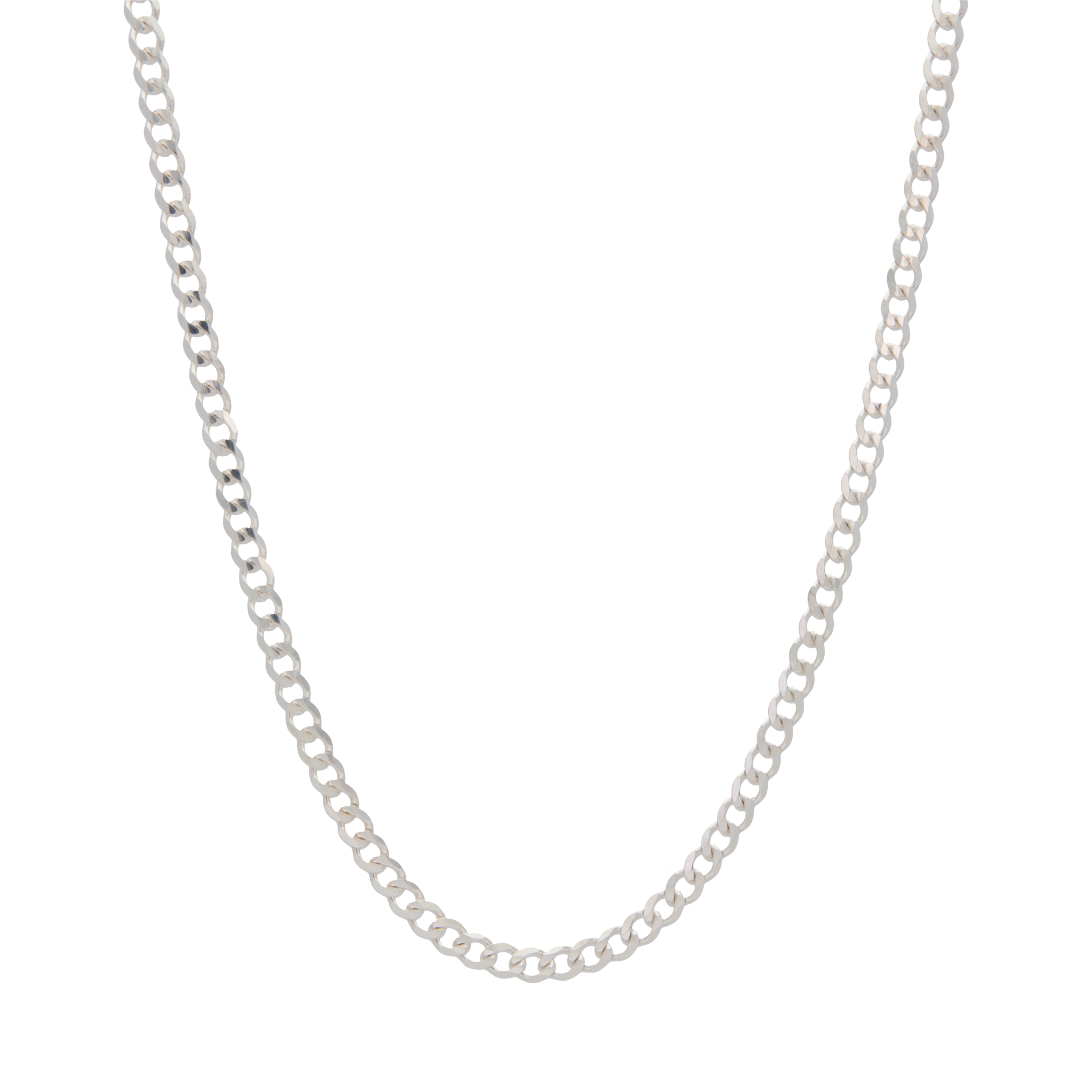 Cadena eslabones plata