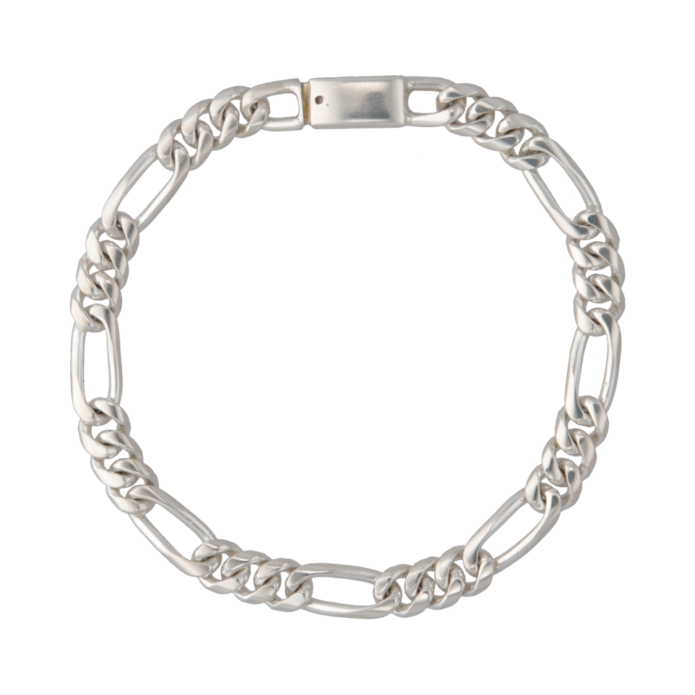Pulsera eslabones plata