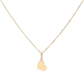 Collar ligero dije corazón 10K