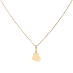 Collar ligero dije corazón 10K
