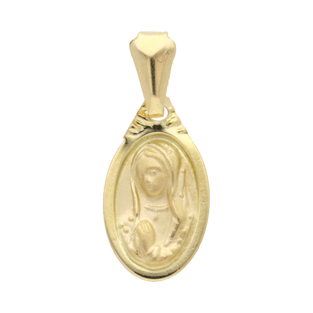 Medalla oval busto Guadalupe 10K
