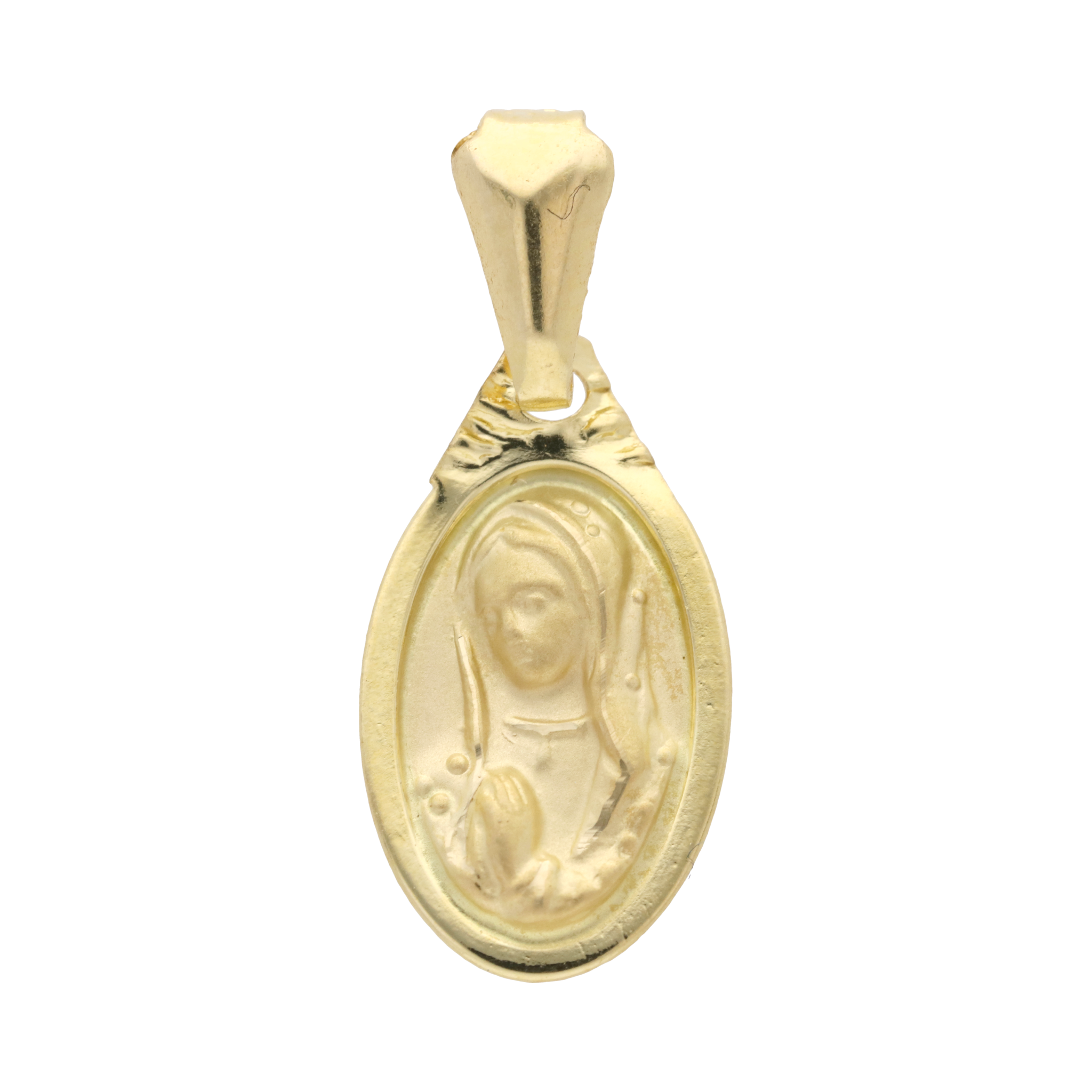 Medalla oval busto Guadalupe 10K