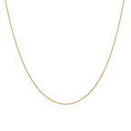 Cadena 1mm barbada 10K