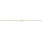 Cadena 1mm barbada 10K
