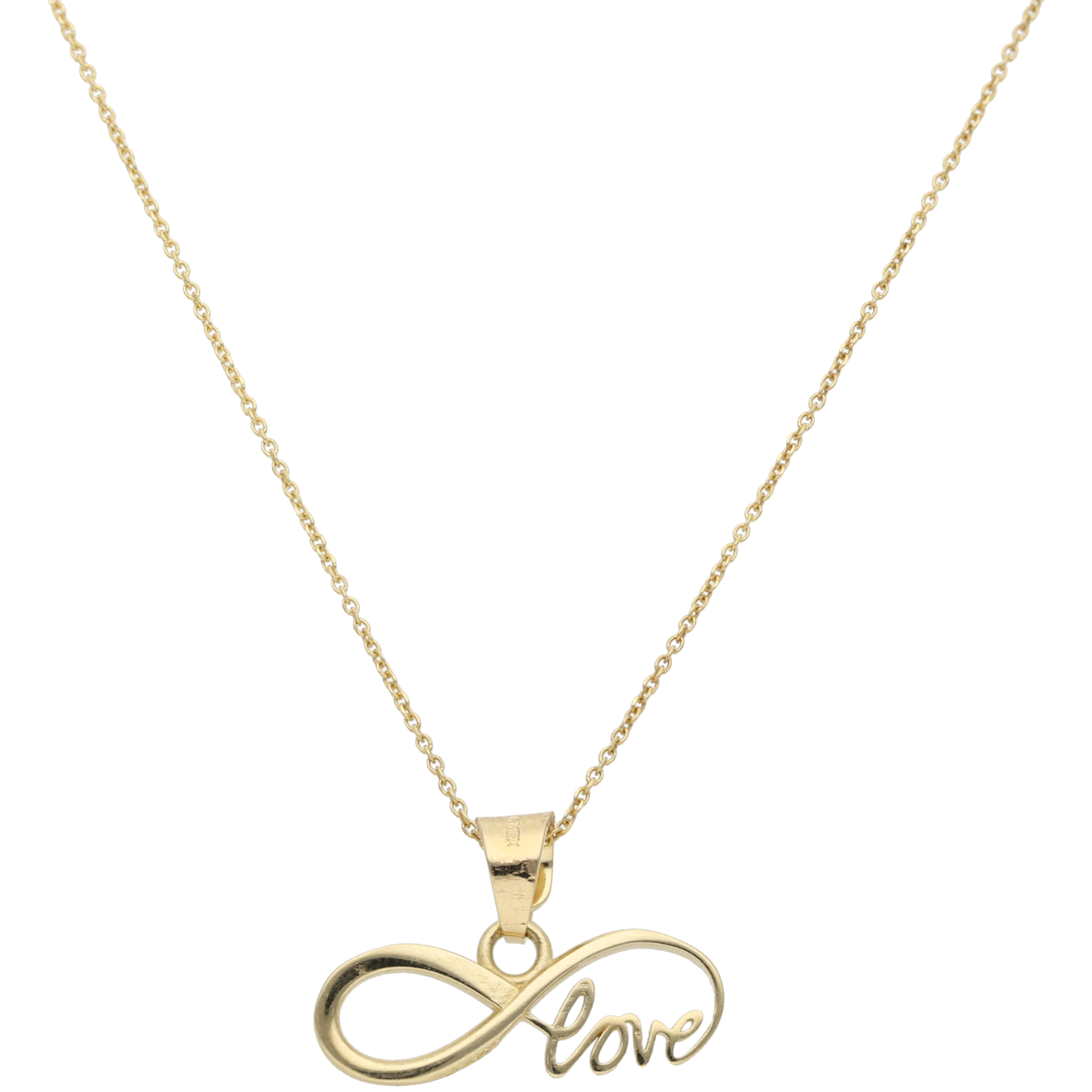 Collar dije infinito/love 10K