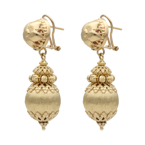 Aretes largos 18K