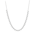 Gargantilla circonias plata