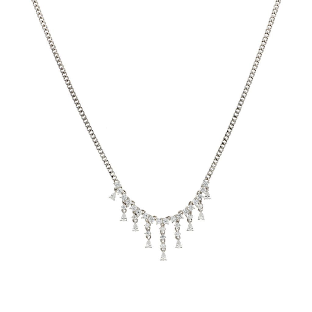 Gargantilla circonias plata